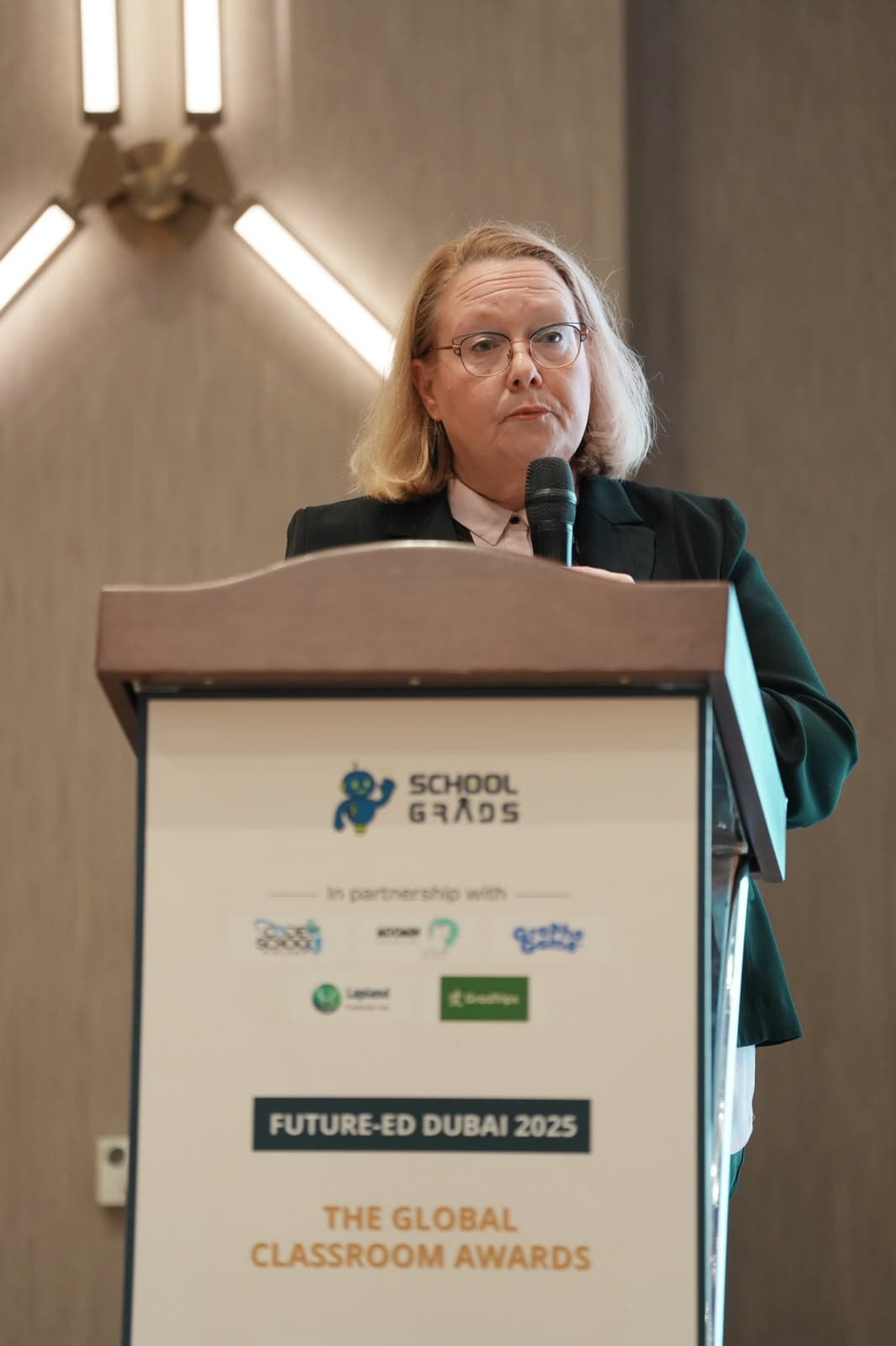 H.E. Tuula Yrjölä, Ambassador of Finland to the UAE, as Chief Guest at Future-Ed Dubai Edition 2025
