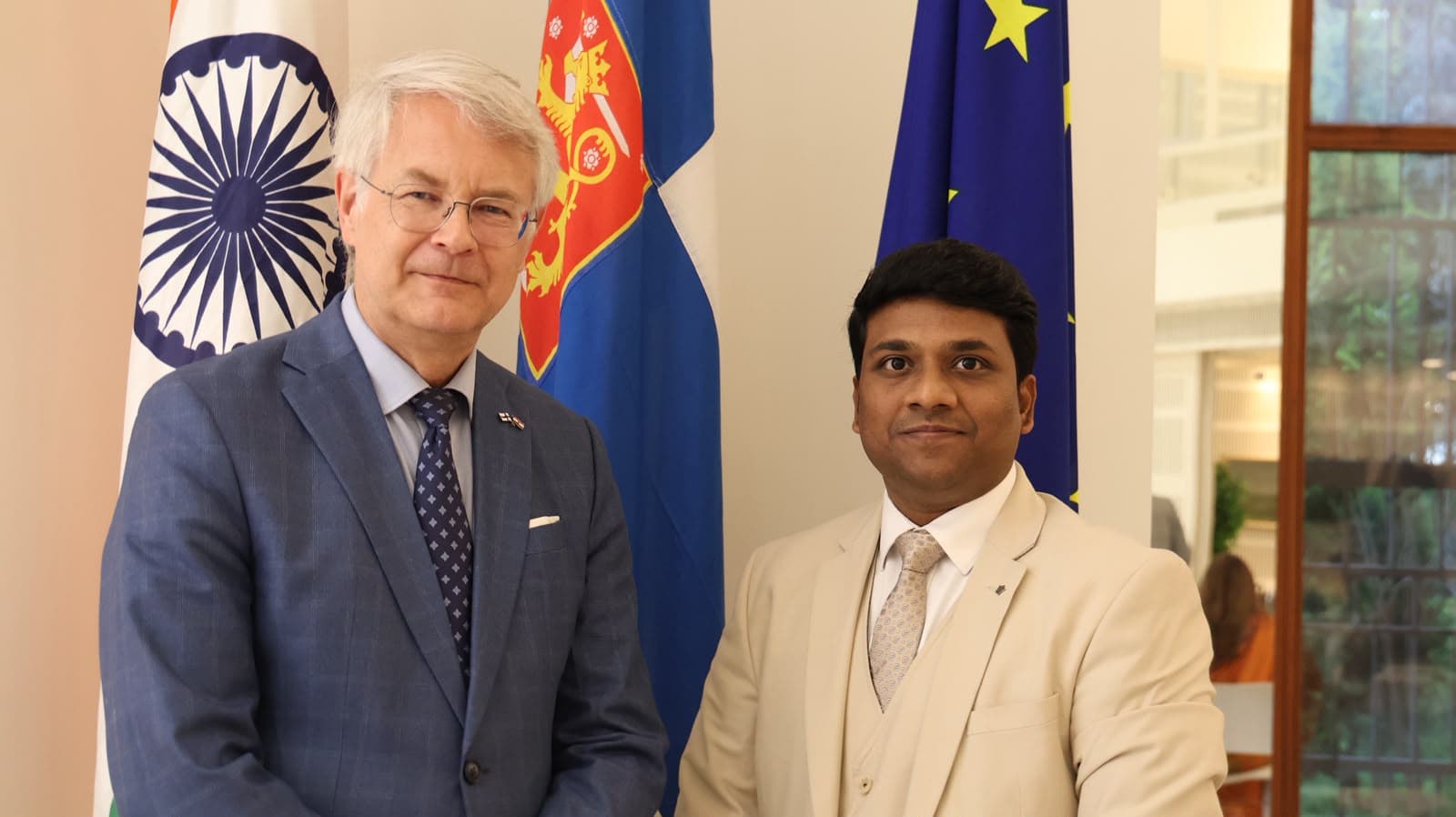H.E. Kimmo Lähdevirta & Mr. Deekshith Pittala