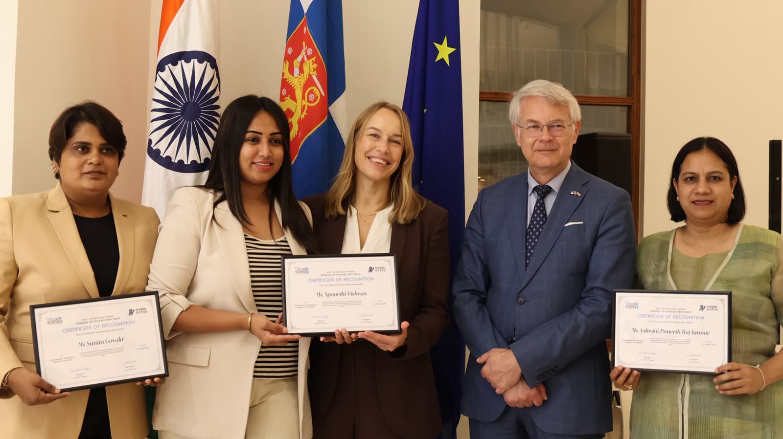 Ms. Spoorthi Vishwas, Ms Sunita Gowda & Ms. Ashwini Puneeth Raj Kumar